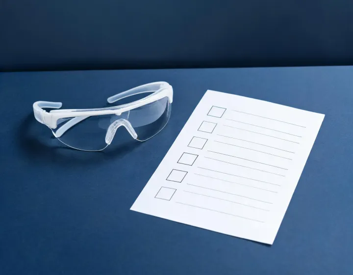 Kids sports glasses requirement worksheet illustration